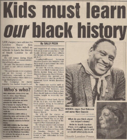 South London Press (2005) Stephen Bourne, writer, author, UK